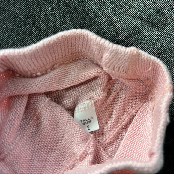 Baby Knit Patterned Tights Size 2 - Picture 3 of 3